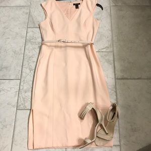 WHBM Light Pink Sheath Dress